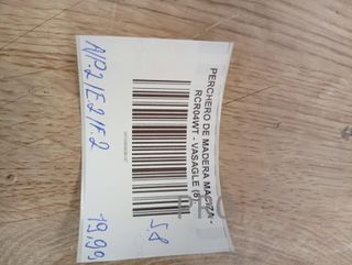 Appendiabiti in Legno Massello - RCR04WT - VASAGLE