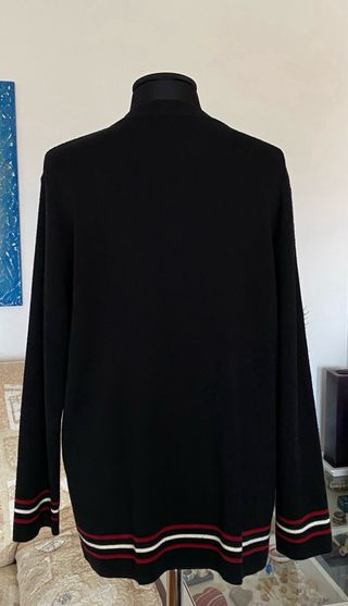 Giacca Elena Miró nera con righe taglia XS