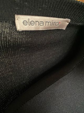 Giacca Elena Miró nera con righe taglia XS