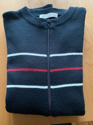 Giacca Elena Miró nera con righe taglia XS