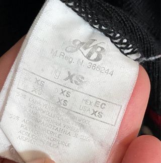 Giacca Elena Miró nera con righe taglia XS