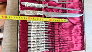 Set di posate tedesche vintage Solingen con astuccio!