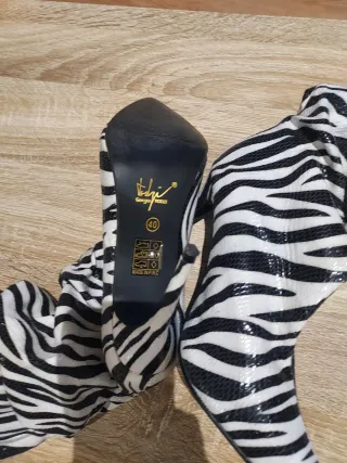 Botines Animal Print Zebra