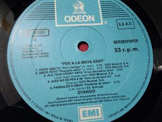 Vinilo Dyango - Per a la meva gent