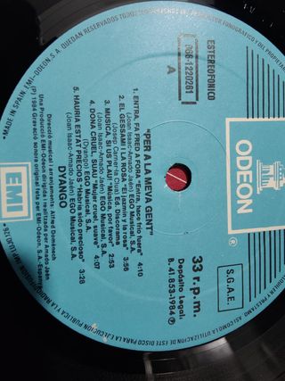 Vinilo Dyango - Per a la meva gent