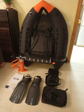 Pato de pesca Caperlan equipado