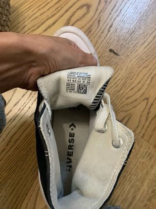 Converse Botas Negras y Blancas