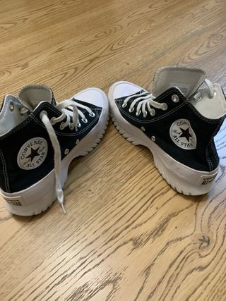 Converse Botas Negras y Blancas