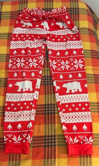 Pijama Navidad Niña u Niño Rojo y Blanco