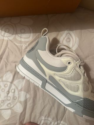 Scarpe Louis Vuitton Grigio Bianco