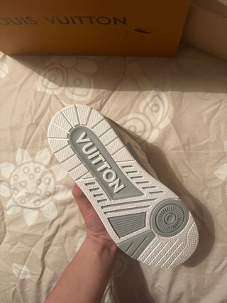 Scarpe Louis Vuitton Grigio Bianco