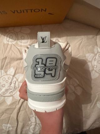 Scarpe Louis Vuitton Grigio Bianco