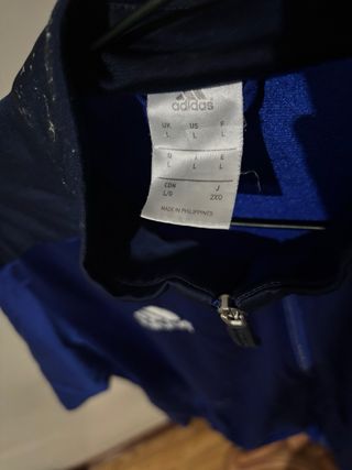 Chaqueta Adidas Azul y Negra
