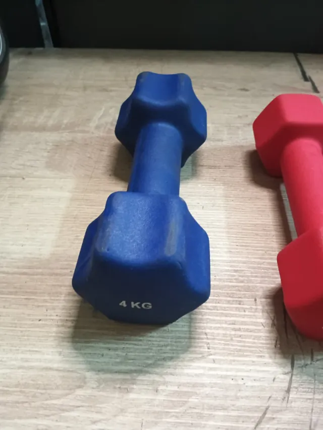 Lote de Mancuernas (4kg, 3kg, 1kg, 0.5kg)