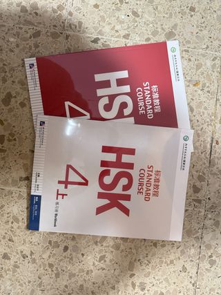 Libros chino HSK4: Standard course y workbook