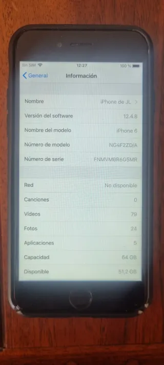 iPhone 6 Plata