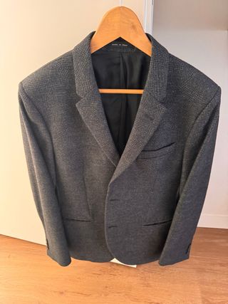 Americana de vestir gris