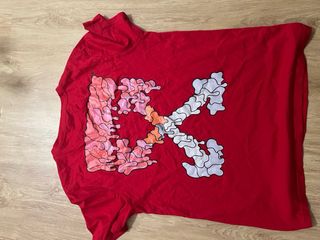 Camiseta Off-White Roja