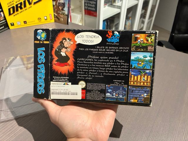 Los Pitufos Super Nintendo SNES PAL