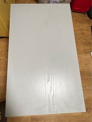 Cómoda de madera gris 3 cajones