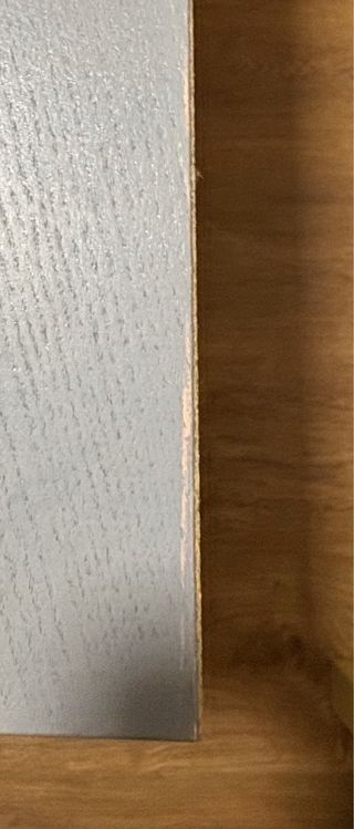 Cómoda de madera gris 3 cajones