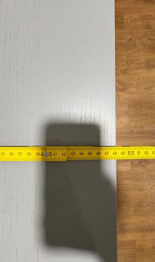 Cómoda de madera gris 3 cajones