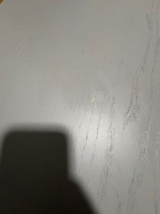 Cómoda de madera gris 3 cajones