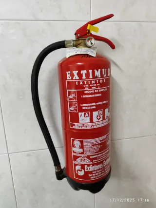 Extintor Extimur 6kg Polvo ABC