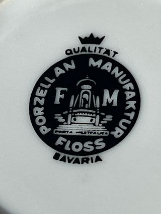 Cenicero Plankenhammer Floss Bavaria Porcelana