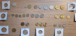 Colección monedas antiguas Sudamérica