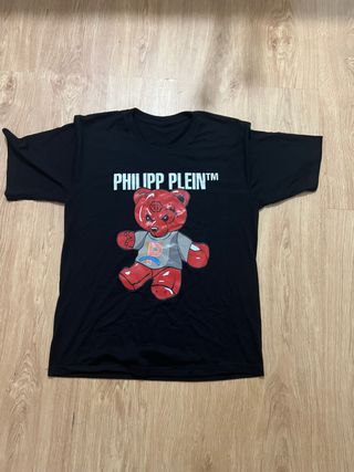 Camiseta Philipp Plein Oso Rojo