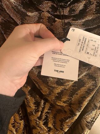 Vestido The-Are Brillos con etiquetas