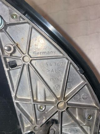 Espejo retrovisor coche negro