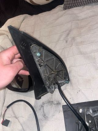 Espejo retrovisor coche negro