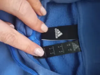Sudadera Adidas Azul con Capucha