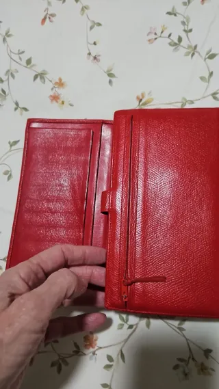 Loewe Cartera Billetero Piel Roja