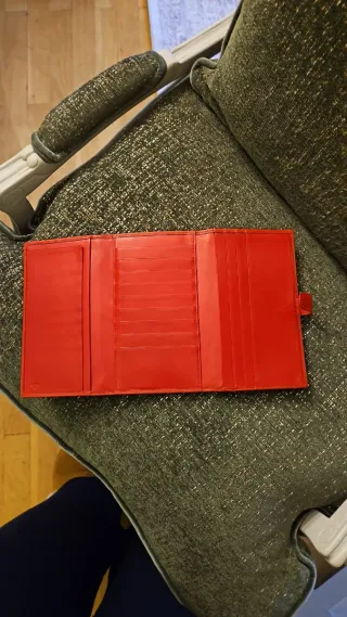 Loewe Cartera Billetero Piel Roja