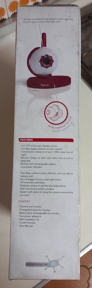 Vigilabebés Digital Rimax Baby Kangoo