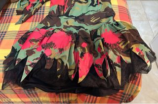 Vestido Halloween niña camuflaje sangre