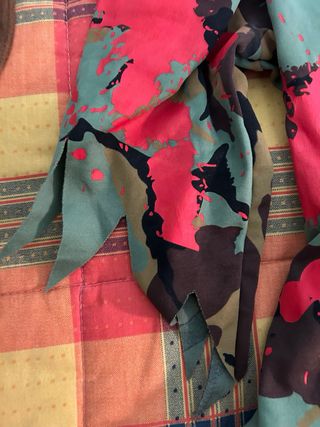 Vestido Halloween niña camuflaje sangre