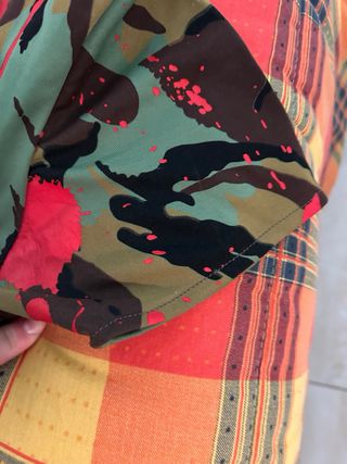 Vestido Halloween niña camuflaje sangre