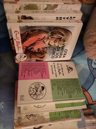 Lote 9 libros de Los Cinco