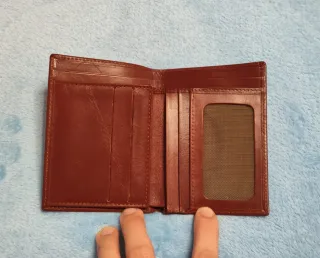 Cartera Piel Nevada Hombre Marrón