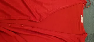 Chaqueta de punto roja