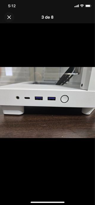 NZXT H6 Flow Caja PC Gaming Blanca