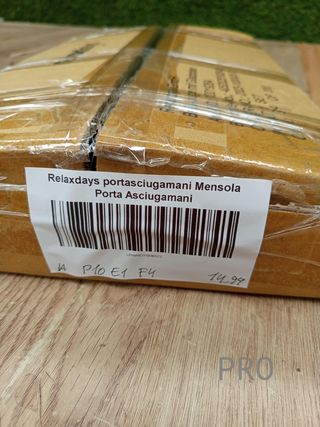 Scaffale da parete per bagno con porta asciugamani