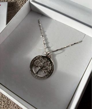 Colgante Lotus Plata Árbol de la Vida