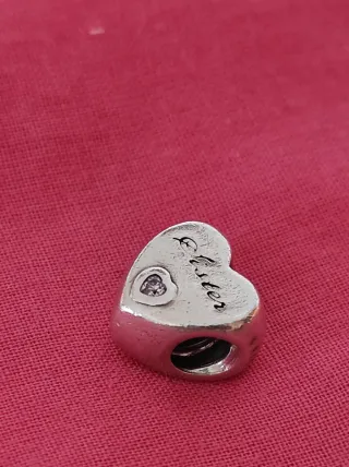 Charm Corazón Hermana Pandora Plata