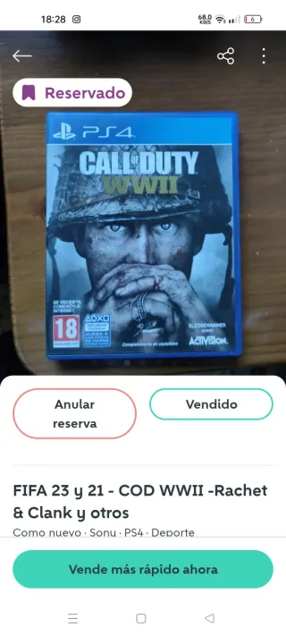 Call of Duty WWII PS4