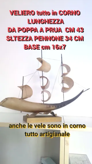 2 antichi vascelli in corno